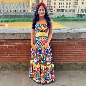 La dolce vita two piece skirt set